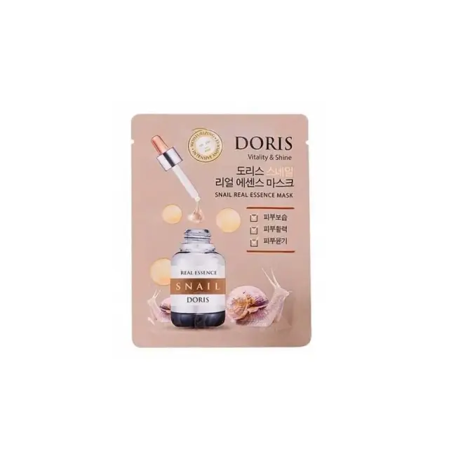 Doris Real Essence Mask Snail Μάσκα Προσώπου, 1τμχ