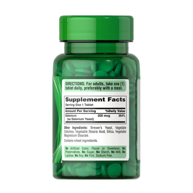 Puritan's Pride Selenium 200 mcg 2