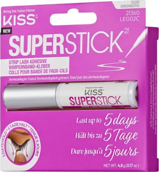 Kiss Lash Couture Extended Wear Clear Lash Adhesive Κόλλα Βλεφαρίδων 5g