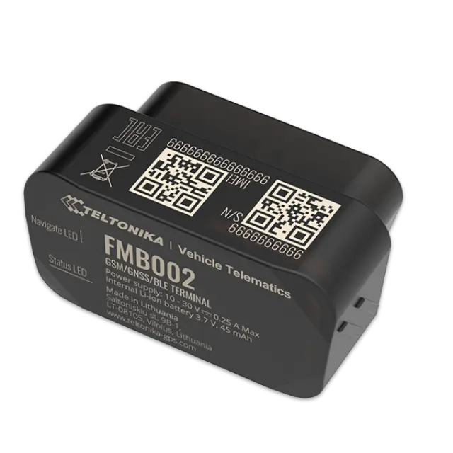 Teltonika Gps tracker FMB002 -2G συσκευή εντοπισμού Plug & Play -Μικρή και διακριτική συσκευή και δεν χρειάζεται εγκατάσταση