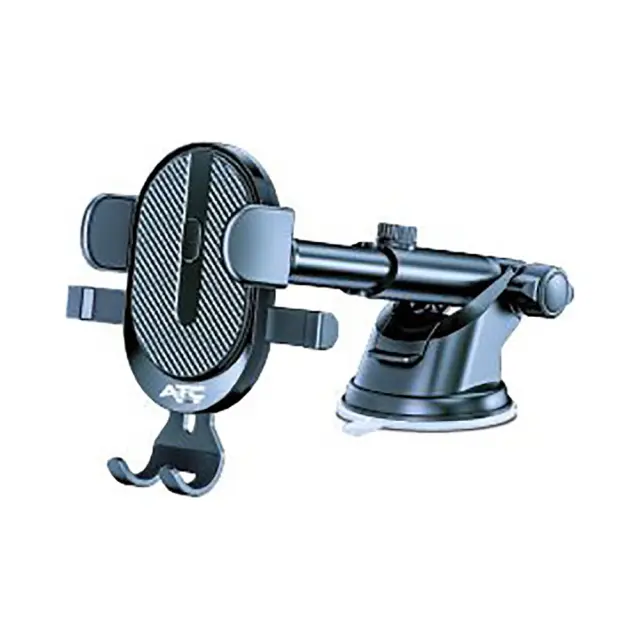 Βάση Στήριξης ATC CA12 Mobile Phone Holder 360 Angle Rotation Μαύρη