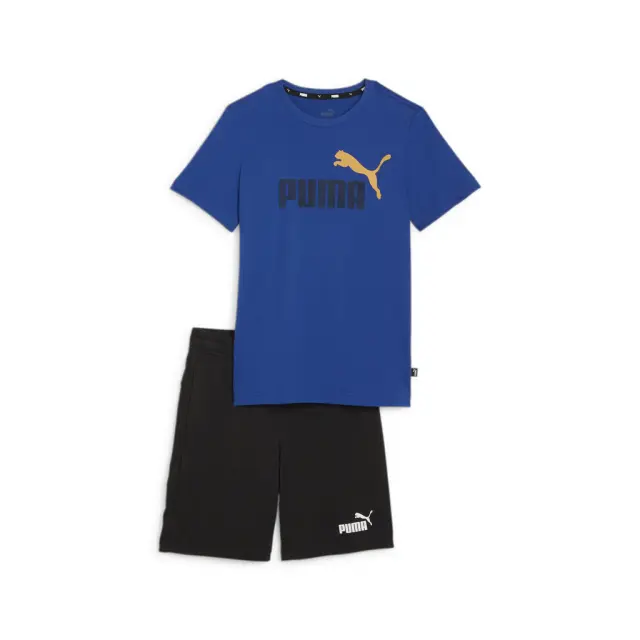 Puma Jersey Youth Shorts Set - Blue/Black 847310-18 - 116
