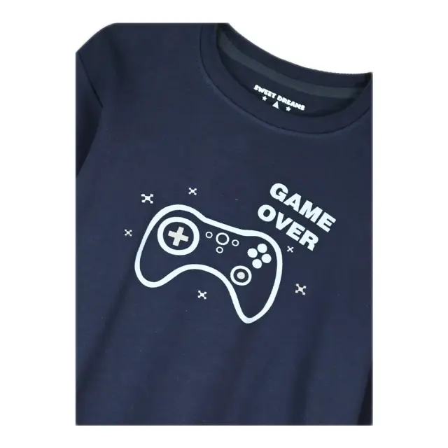 Energiers Παιδική Πυτζάμα για Αγόρι Game Over, Χρώμα Καρό 3