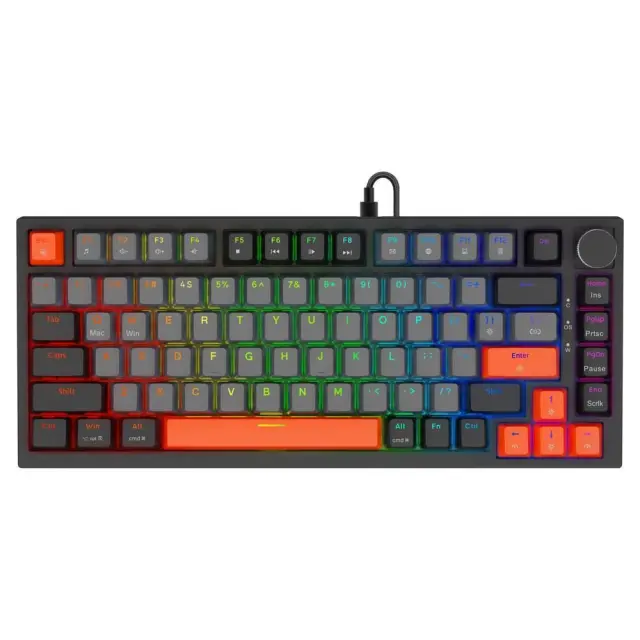 Savio Gaming Keyboard Astral RGB Black (SAVGK-ASTRAL BLACK JADE 3 COLOURS)