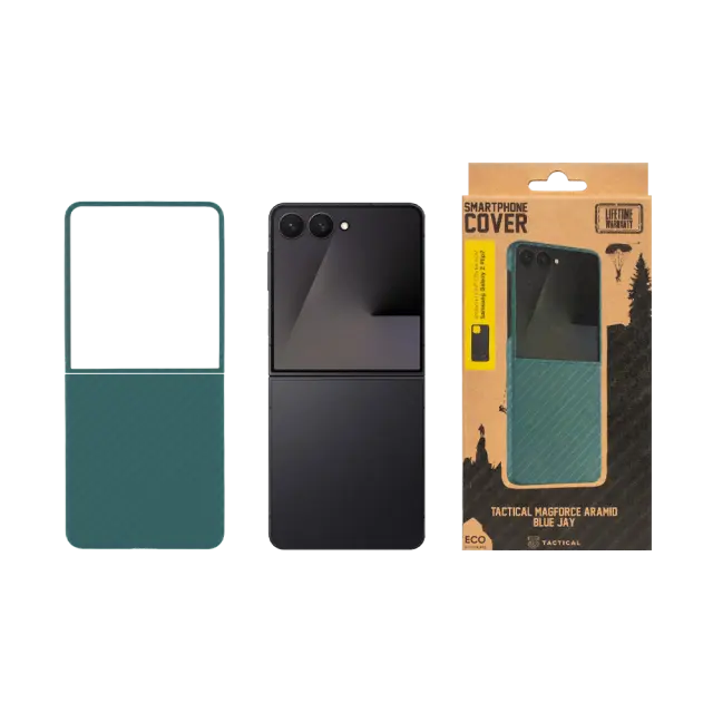 Tactical MagForce Aramid Cover for Samsung Galaxy Z Flip 7 Blue Jay 3