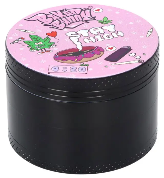 Bong Σετ «Baked Bunny» με Bong, Δίσκο, Grinder, Σταχτοδοχείο και Βάζο Αποθήκευσης 3