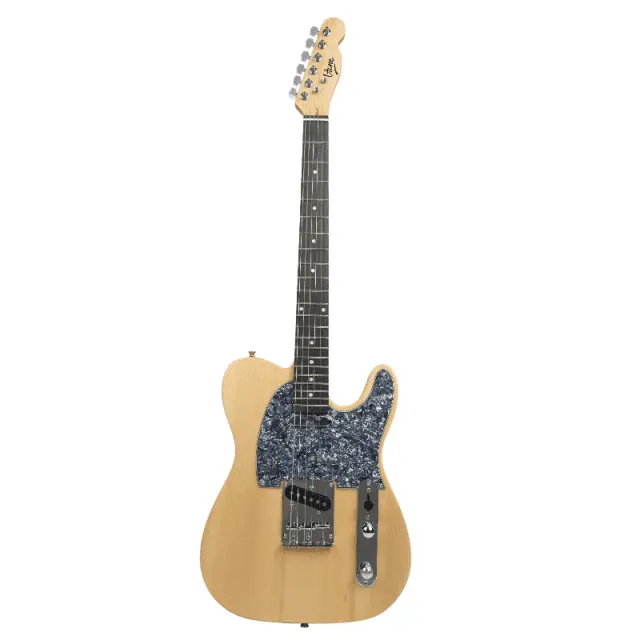 V-TONE GTL39 NT electric guitar 4/4 telecaster 39" SS natural wood hex keys