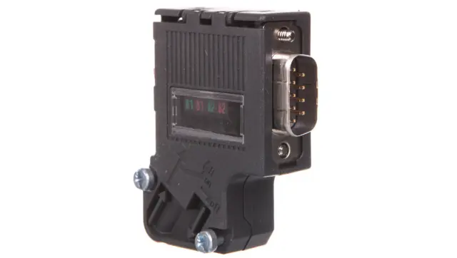 SIMATIC DP PROFIBUS connector RS 485, screw, without PG socket, 35°