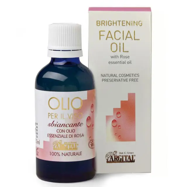 ARGITAL Whitening Facial Oil – Φυσικό Λευκαντικό Έλαιο Προσώπου για Δυσχρωμίες, 50 ml