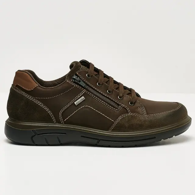 Imac Sneakers Ανδρικό δέρμα Nubuck Καφέ IMA/802128 CAFFE