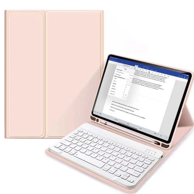 Tech-protect Sc Keyboard + Βάση για Pen - Apple iPad 10.9 2022 (10 Gen) / 11 2025 (11 Gen) Pink