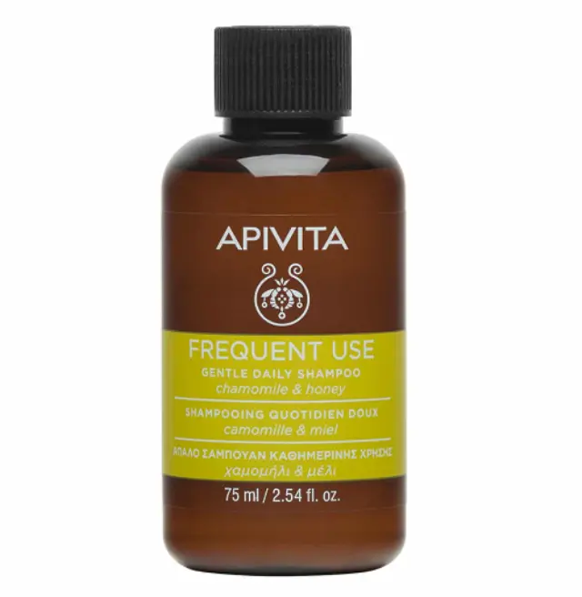Apivita Gentle Daily Shampoo with Chamomile & Honey Σαμπουάν Καθημερινής Χρήσης με Χαμομήλι και Μέλι, 75ml