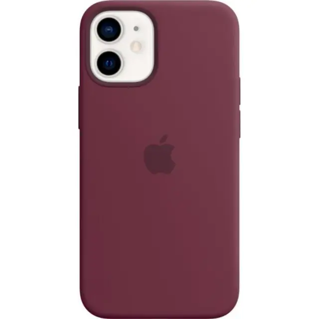 Apple® MagSafe Θήκη Σιλικόνης για iPhone 12 Mini- Plum