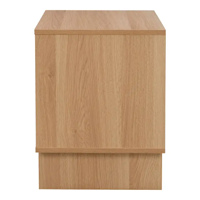 Κομοδίνο Jenfia pakoworld mdf σε φυσική απόχρωση 48x39x50,5εκ 2
