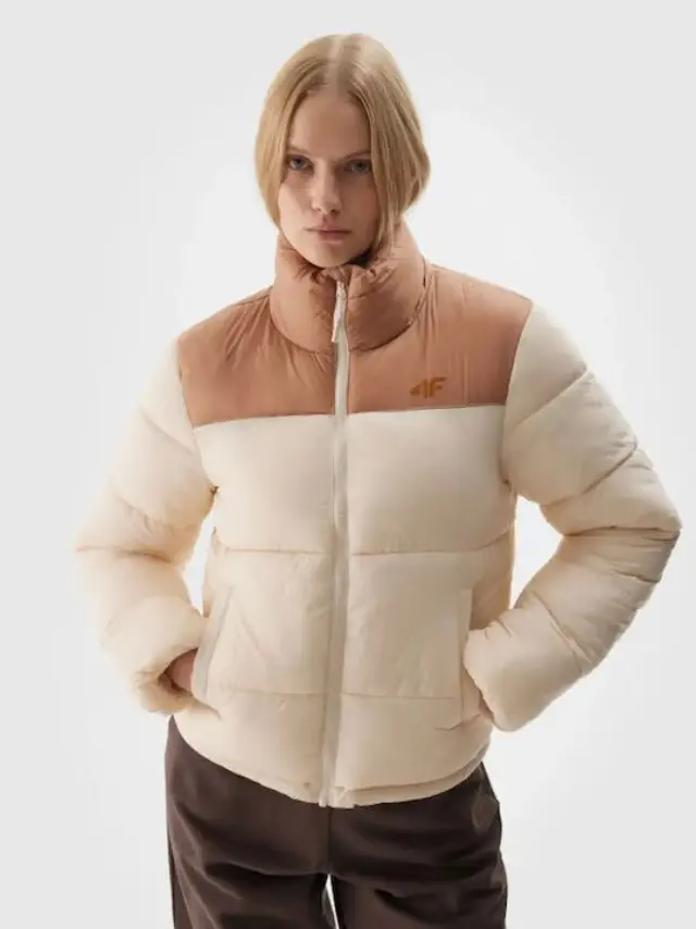 4F Down Jacket Beige 4FWAW24TDJAF469-83S
