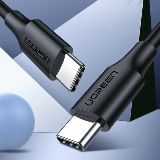 Ugreen® -US286 Καλώδιο Φόρτισης USB-C σε USB-C 3A 2m /Black. 2