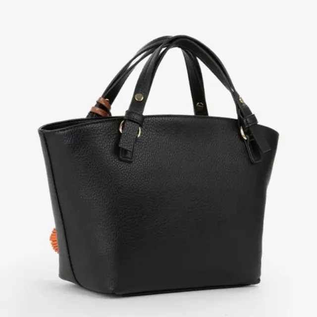 Valentino Bags - Γυναικεία Τσάντα Ώμου Hybris Re Tote Bag VBS9OV04-001 Μαύρο 3