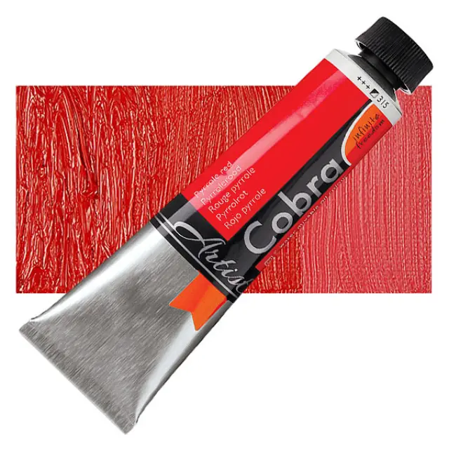 Λάδι Νερού Talens Cobra - 315 Pyrrole Red - 40ml