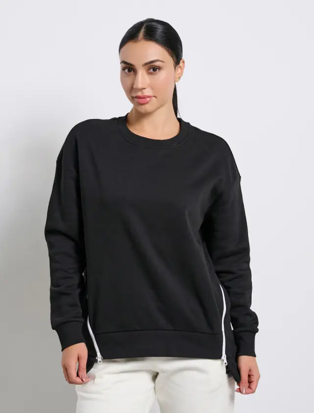 BodyTalk Comfy Crewneck Black 1252-904026 - L