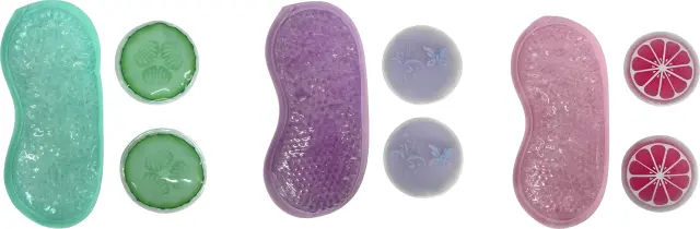 Ro Ro Soothing Gel Eye Mask Σετ 3τμχ