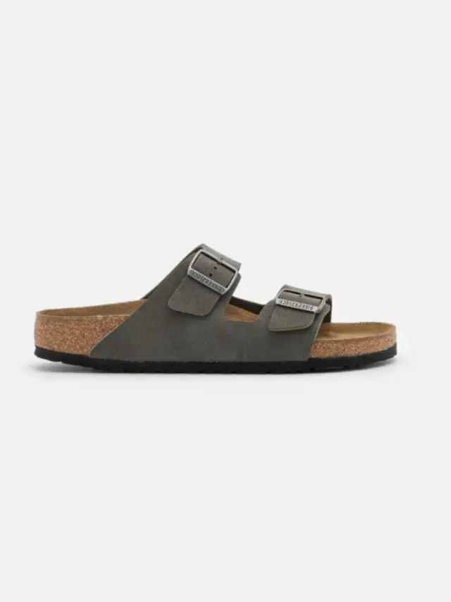 Birkenstock Πέδιλα Unisex Birko-Flor(ανθεκτικό υλικό της Birkenstock-επιτρέπει την επαφή με το νερό) Πράσινο BIR/ARIZONA 1000373 EMERALD - 38 2