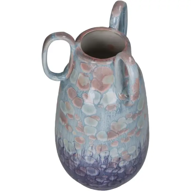 Βάζο Μπλε Κεραμικό 15x15x29.5cm 3