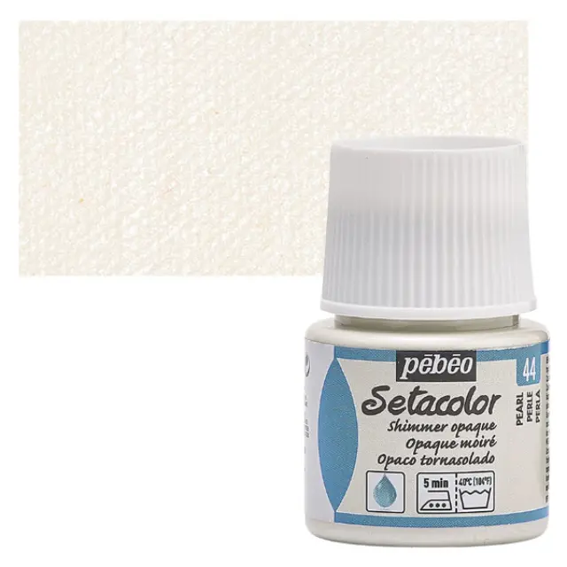 Pebeo Χρώμα Υφάσματος Setacolor Opaque - 44 Pearl Shimmer - 45ml