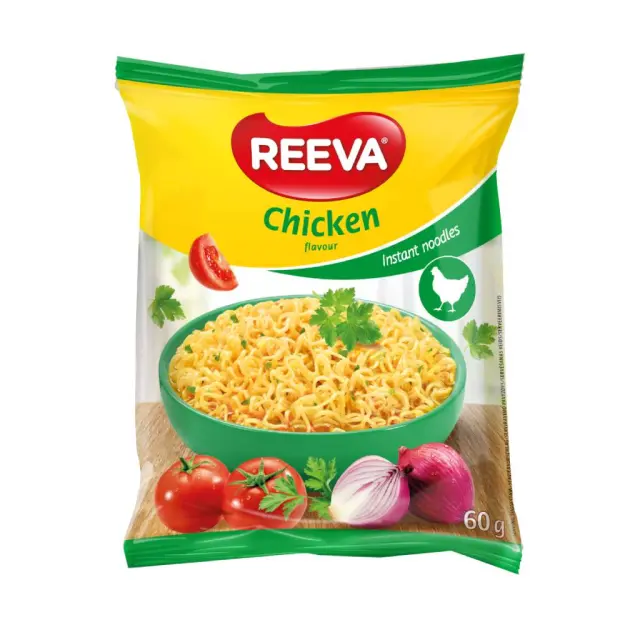 Reeva Instant Noodles Με Κοτόπουλο 60gr