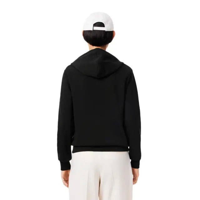 Lacoste gυναικείο zipped fleece hoodie φούτερ 3SF5256-1 2