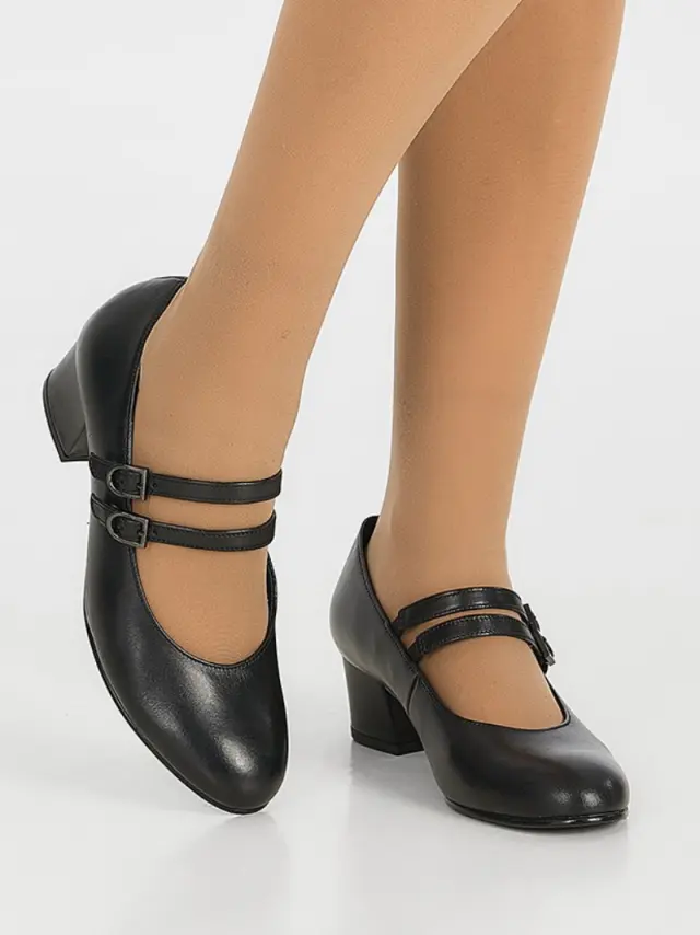 Gabor Μπαρέτες Γυναικείο δέρμα Μαύρο GAB/72212 001-BLACK - 38 2
