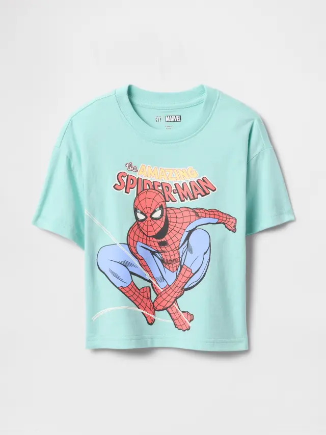 Βρεφική & Νηπιακή Marvel Oversized Graphic Μπλούζα Surf spray green - 12-18M