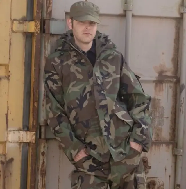 Mil-Tec 3 Layer-US W/L Lam. Wet Weather Pants-Παντελόνι Aδιάβροχο για Εργασία -Τακτική Χρήση - 51-Woodland Camo 2
