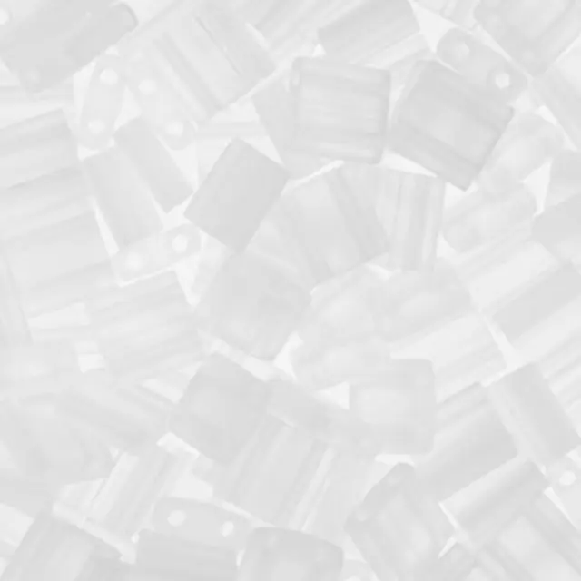 Χάντρα Miyuki Tila No131F Matte Transparent Crystal ~7gr