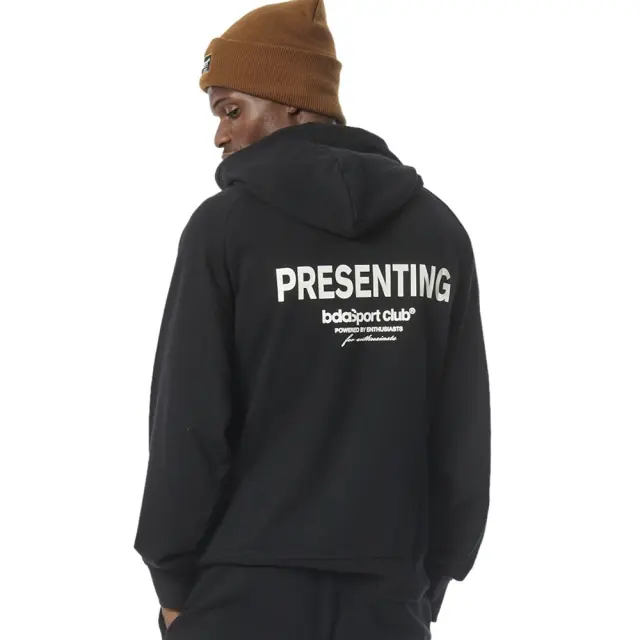 Body Action Fleece Pullover Hoodie (063314-01-Black) - Μαύρο 3