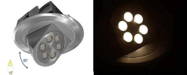 ΦΩΤ ΑΛ ΧΩΝ ΚΙΝΗΤΟ ΜΕ LED ΙΣΧΥΟΣ 6x3W 18° ΧΩΡΙΣ ΤΡΟΦ ΘΕΡΜΟ