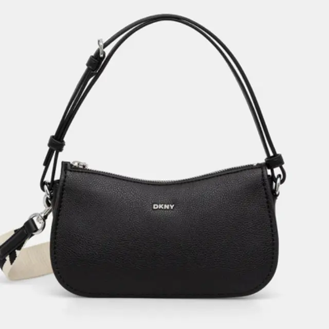 Γυναικεία Τσάντα Ώμου DKNY Nessa Shoulder Bag R543AO36-BSV Μαύρη Μαύρο - One Size