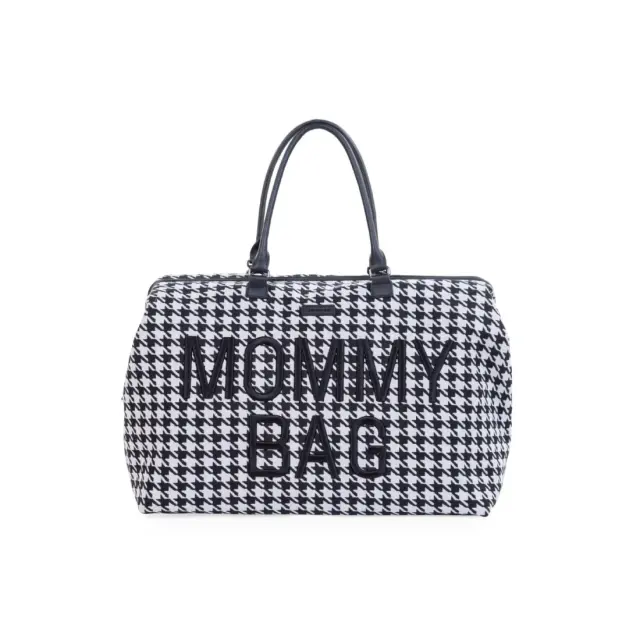 Τσάντα Αλλαγής ChildHome Mommy Bag Pied de Poule black BR77798