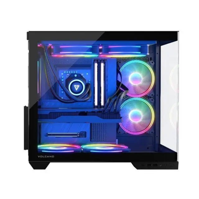 Modecom PC Case Volcano Panorama Apex ARGB 5F ATX Midi Tower Black (AT-PANORAMA-5F-ARGB-10-000000-0002) 2