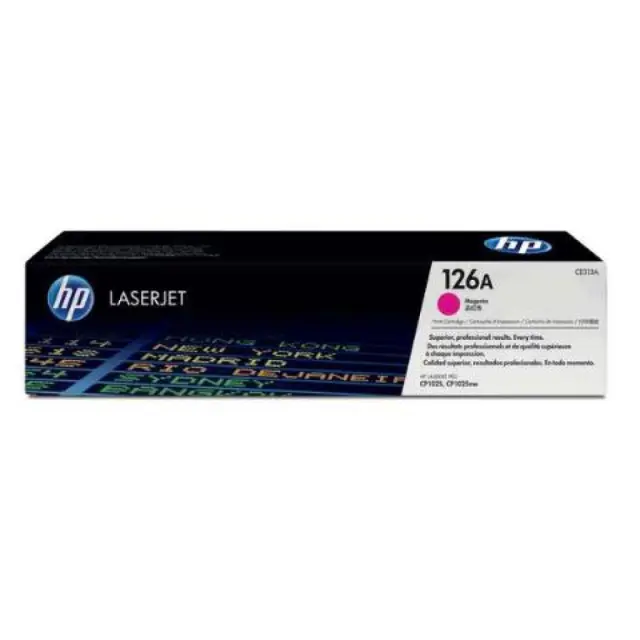 HP 126A Γνήσιο Toner Laser Εκτυπωτή Ματζέντα 1000 Σελίδων CE313A