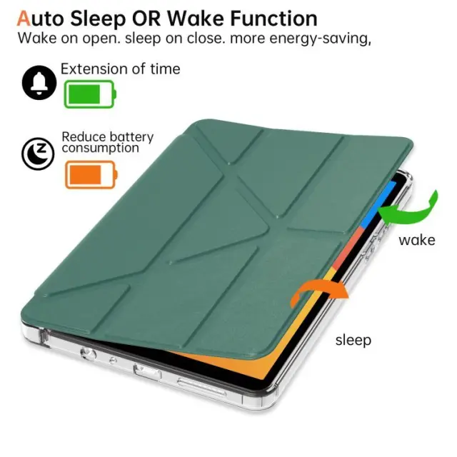 Origami Stand Θήκη για Xiaomi Redmi Pad SE 8.7- Dark Green OEM 2