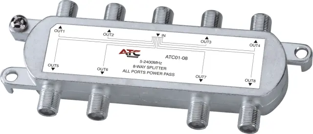 ATC Διακλαδωτής 8 Εξόδων 5-2400Mhz 03.003.0141