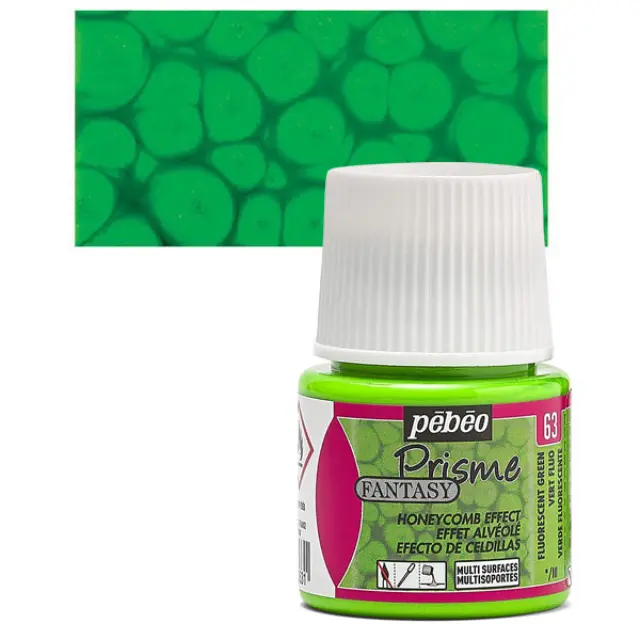 Pebeo Fantasy Prisme Σμάλτο - 63 Fluorescent Green - 45ml
