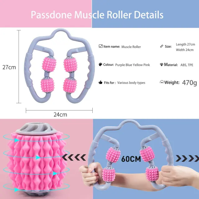Συσκευή μασάζ με 8 κυλίνδρους- Multifunctional ring massager 3