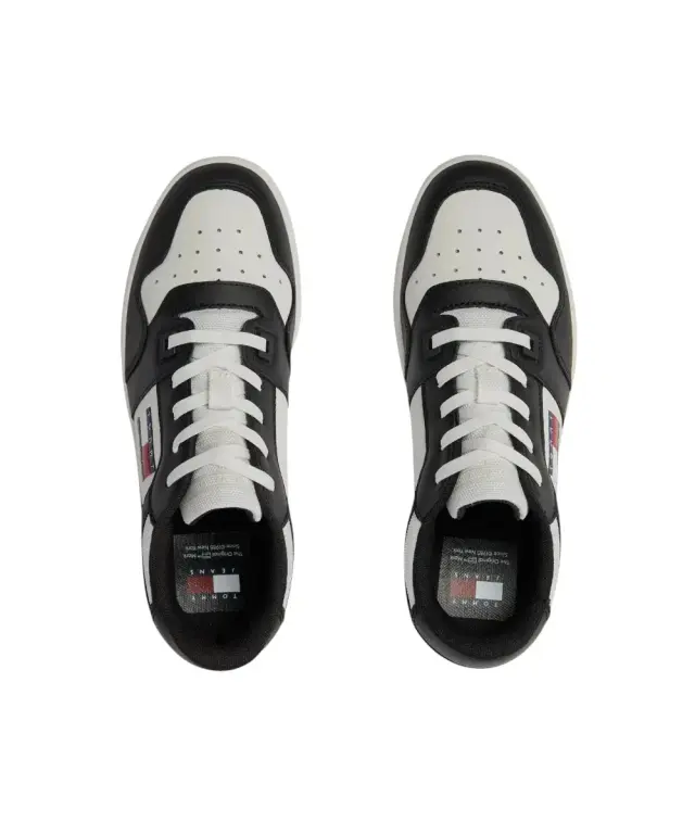 Tommy Hilfiger - Γυναικεία Sneakers Retro Basket EN0EN02505-0GS Μαύρo/Λευκό 3