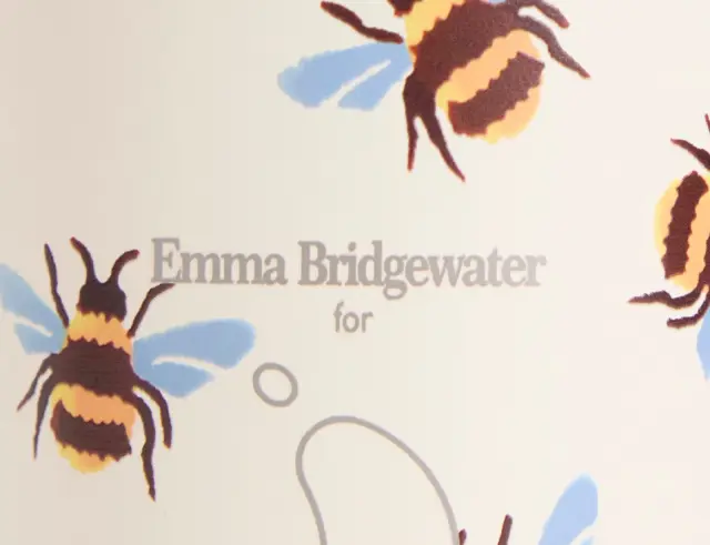 Ποτήρι Θερμός Emma Bridgewater Chilly's με χωρητικότητα 340ml και διατήρηση θερμοκρασίας 6h ζεστό - Bumblebee Blue Wing22883 3
