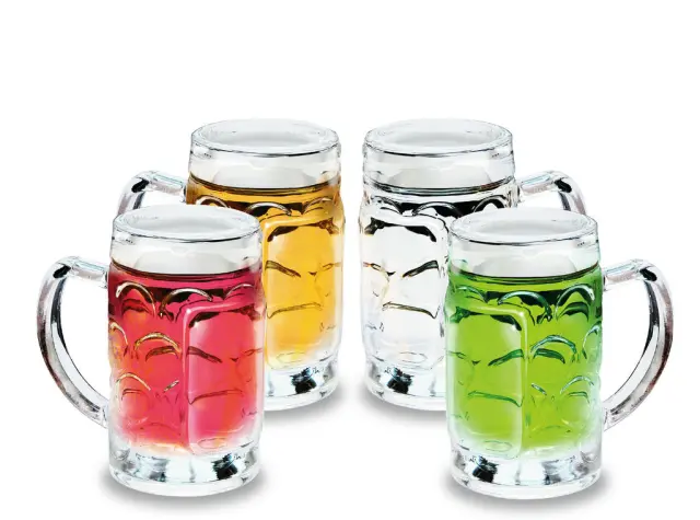 Σετ 4 Σφηνοπότηρα γυάλινα Beer Stein Shot Glasses Set of 4 50ml 16596 2