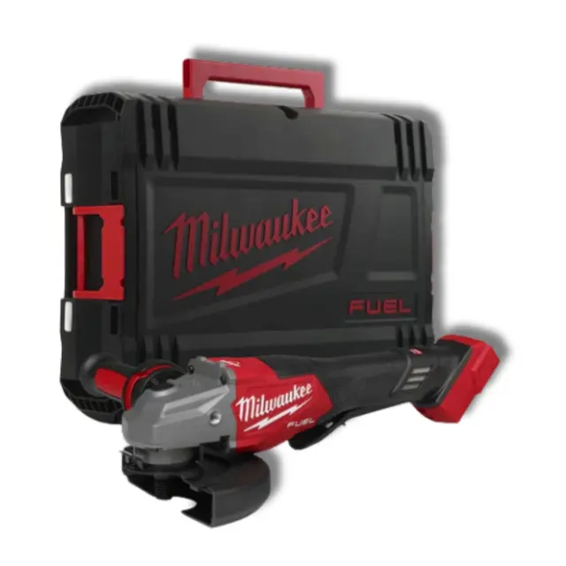Milwaukee 4933493417 - Γωνιακός Τροχός Μπαταρίας M18 FHSAG125XPDB2-0X FUEL MW με HD Box (Χωρίς Μπαταρία και Φορτιστή)