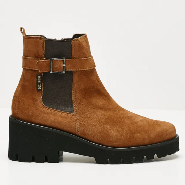 Mephisto Μποτάκια Γυναικείο δέρμα Nubuck Καφέ MEP/FAUVE HAZELNUT - 39
