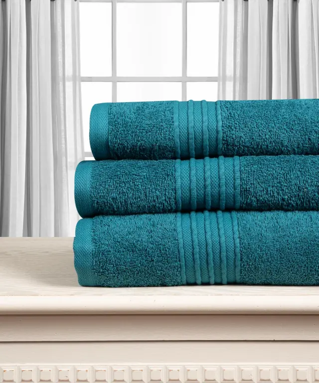 Βαμβακερή πετσέτα OPAL 500gsm (75cm x 150cm) teal - -