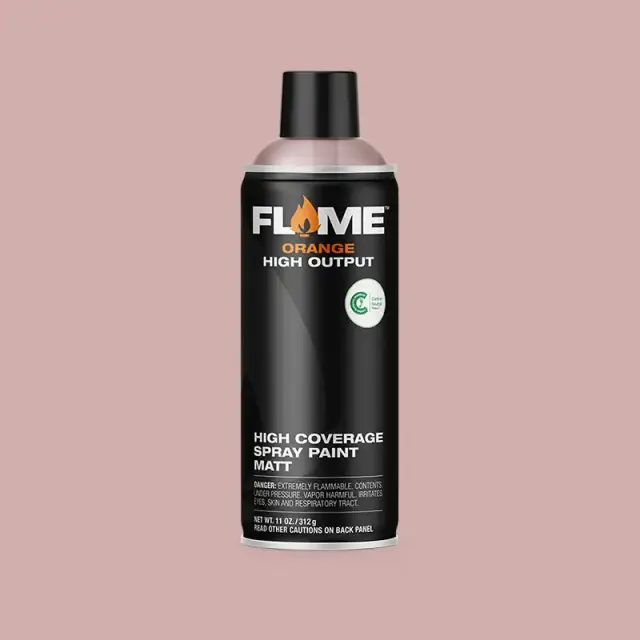 Flame Orange Spray Paint 400ml FO-405 Erica Pastel Middle